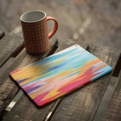 Multicolor Brush Stroke by Etta Vee iPad Skins